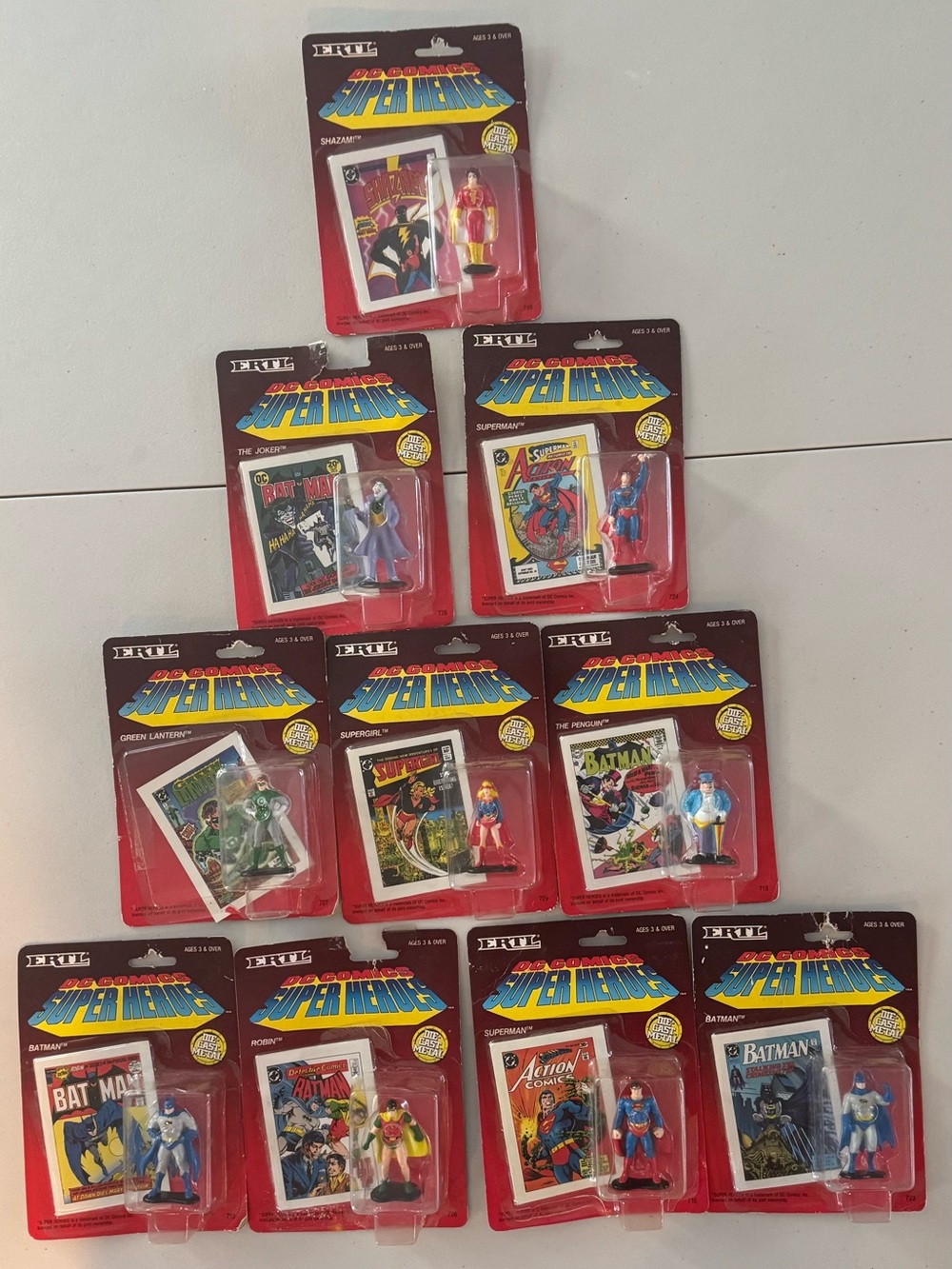 Ertl DC Comics Super Heroes Diecast Figurines